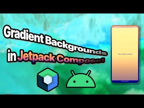 How To Implement A Gradient Background in Android Jetpack Compose: Quick & Easy Tutorial